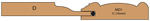 Allstyle Cabinet Doors: Cutaway Banfield Cabinet Door
